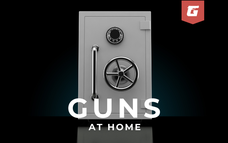 Firearm storage at home – gun safe and safe access rules to protect the family.